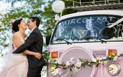 Wedding in a Volkswagen Van